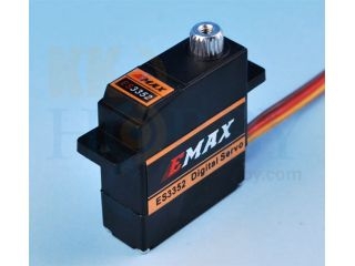 [KK5H12A]E-MAX 薄型デジタルミニサーボ（メタルギア） ES3352