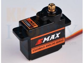 [KK40A2A]E-MAX　ミニサーボ（メタルギヤ） ES08MA II 