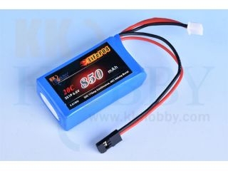 [KK55A13A]受信機用LiFeバッテリー KKHOBBY 6.6V 850mAh