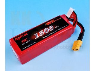 [KP6-1300]リポバッテリー KYPOM K6 22.2V 1300mA 35C-70C //11A2A