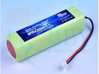 [KK-BT910]【急速充電対応】  プロポ用NiMH（ニッケル水素） 9.6V 2500mA（JR用） //2J12A