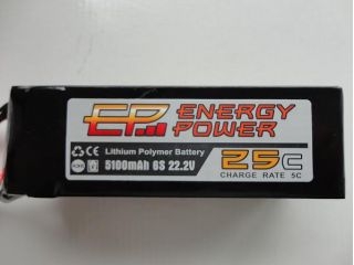 [EP604]EnergyPower 6S5100mAh 25C