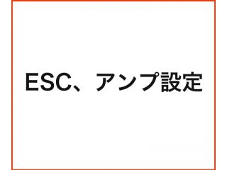 [DH010]ESCアンプ設定