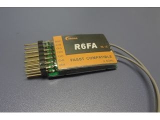 [R6FA-S]【メーカー欠品中 次回入荷未定】FUTABA対応FASST 2.4GHｚ　6CH受信機