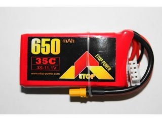 [ET3S650-35C]LiPo3S-650mAh(35C)XT30