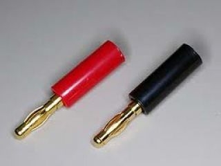 [CHARGER-PLUG]充電器接続用プラグコネクター4mm 赤･黒 1個組