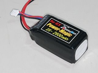 [LWRX74V2600]Power-Magic-LW 受信機用7.4VLiPoバッテリー　2S 2600mAh