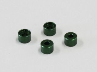 [MZW418-35]アルミフリクションマウントカラー (3.5mm/グリーン/4pcs)