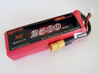 [LB19271]KP K6 11.1V2500mAh 35C (KT2500/35-3S) 