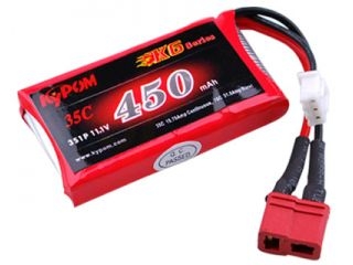 [LB19221]KP K6 7.4V450mAh 35C (KT450/35-2S)