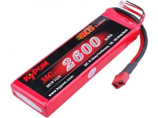 [LB19228]KP K6 11.1V2600mAh 35C (KT2600/35-3S)