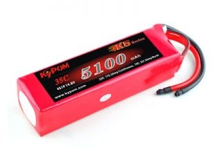 [LB19240]KP K6 14.8V5100mAh 35C (KT5100/35-4S)