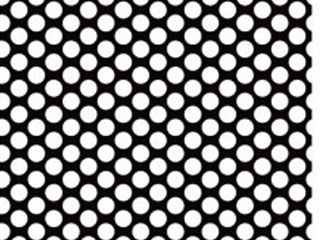 [0005-22]REAL 3D グリルデカール black on black 130x75mm（パンチメッシュ/ 太目）