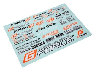 [G0119]G-FORCEデカール　A４サイズ【在庫限りで販売終了】