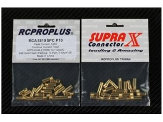 [RCP-RCA5810SPCP10]5mmコネクターセット(オスメス各10個)