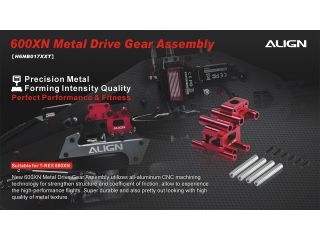 [H6NB017XXW]600XN Metal Drive Gear Assembly