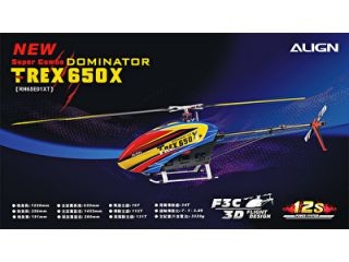 [RH65E01XW]T-REX 650X Super Combo