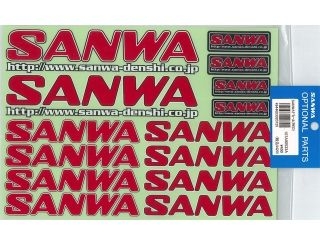 [107A90533A]SANWAデカール（RED）