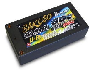 [LFA050]Li-Feバッテリー2600mAh　60C