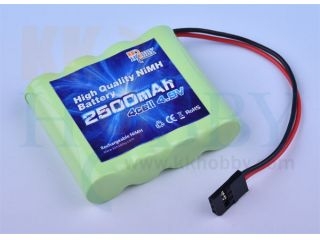 [KK16A6A]KKHOBBY 受信機用NiMH（ニッケル水素） 4.8V 2500mAh