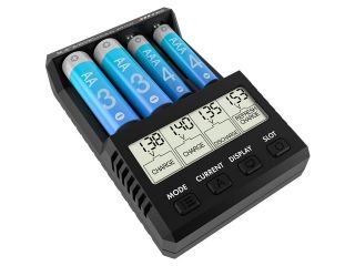 [H44293]AA/AAA Charger X4 Advanced Mini （ブラック）【在庫限りで販売終了】